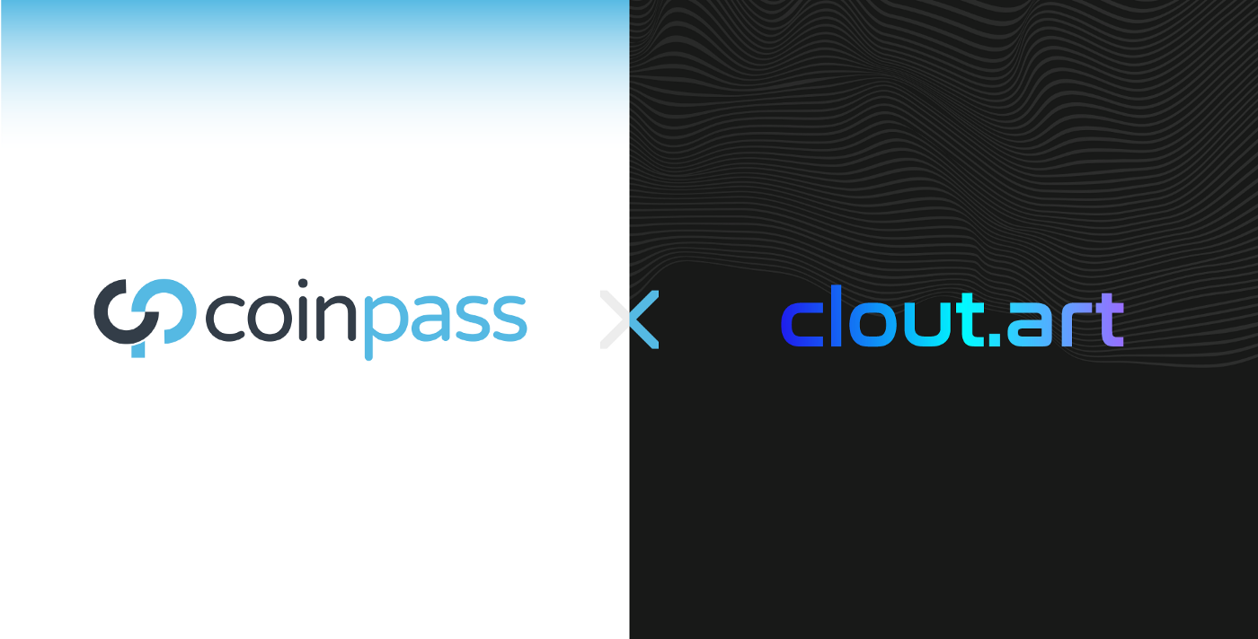 coinpass partners with cloutart nfts
