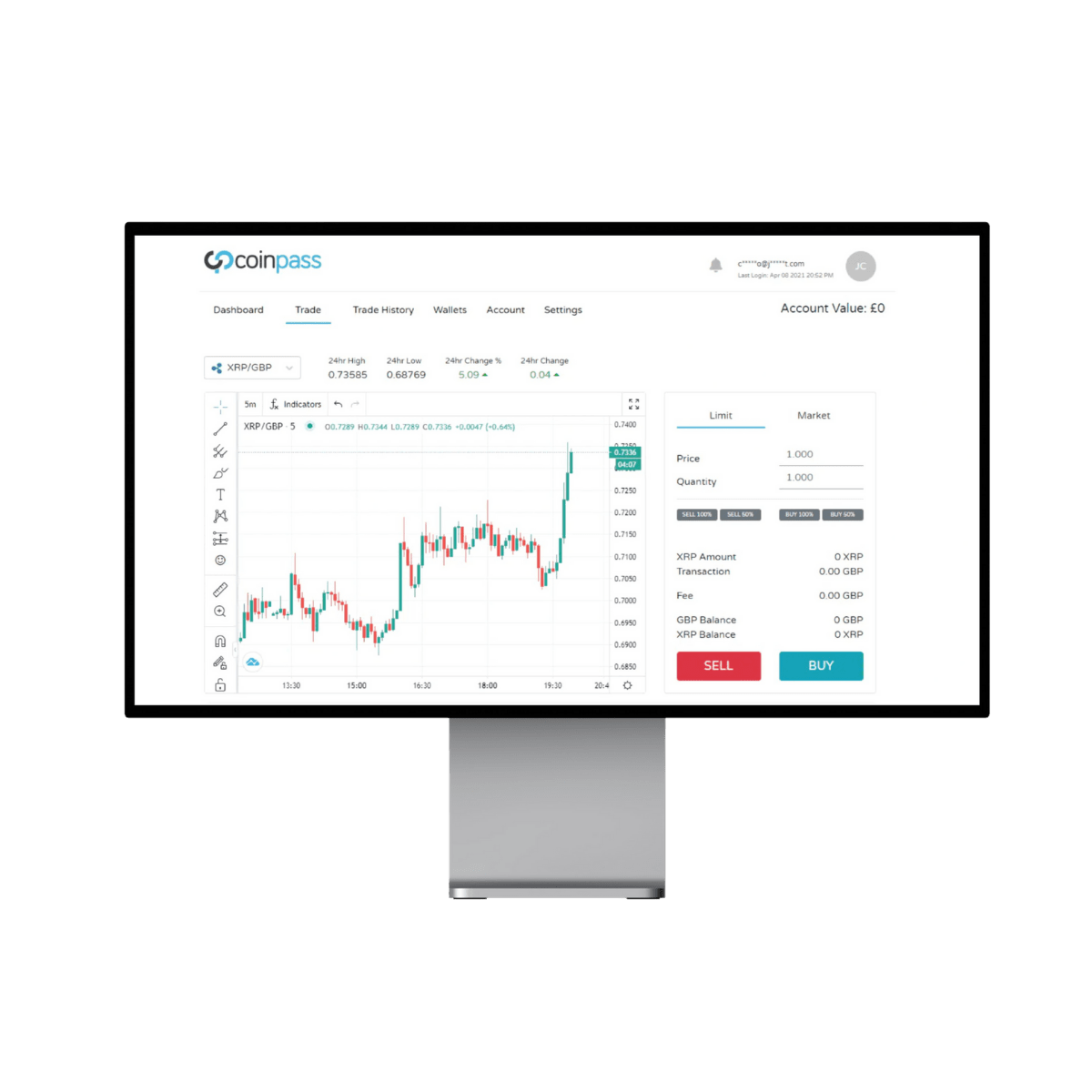 coinpass buy, sell & trade cryptocurrency